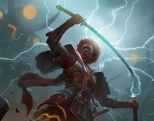 Deck Samouraï (blanc/rouge)